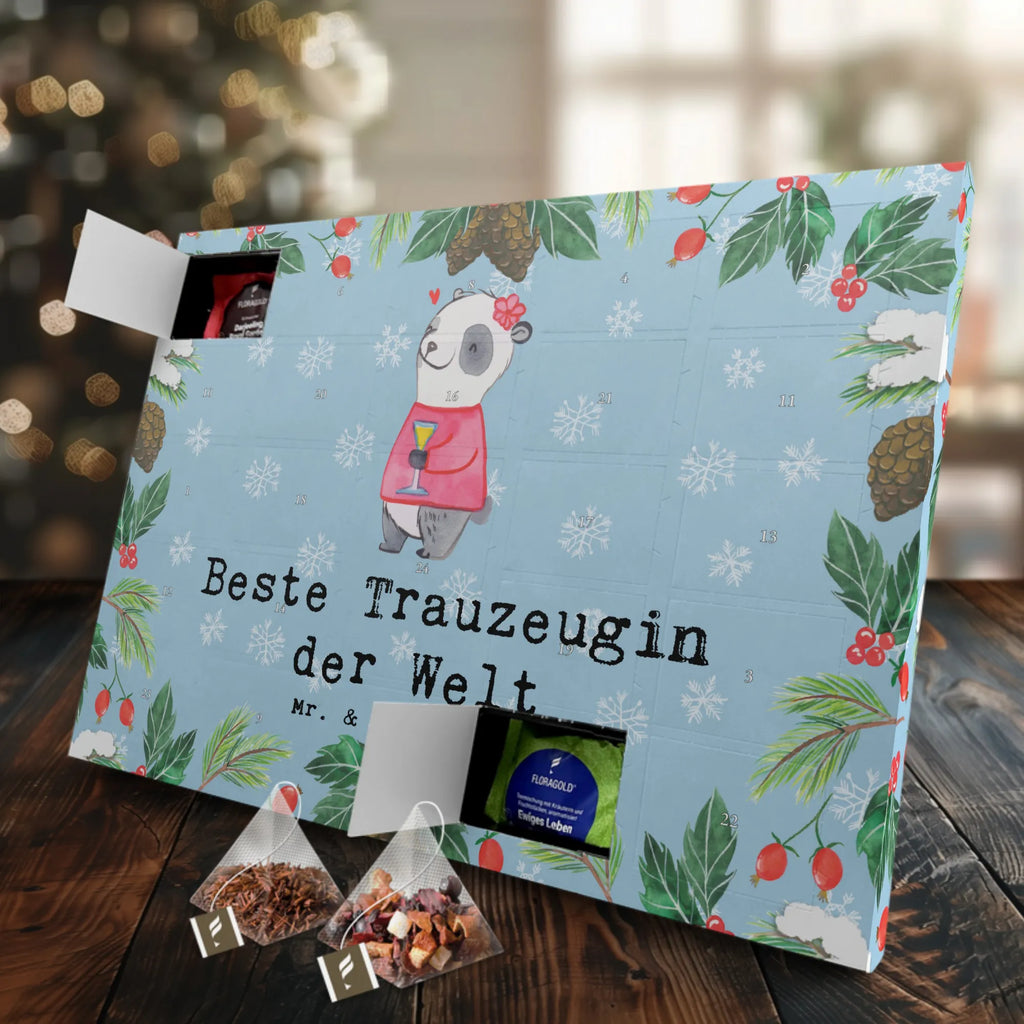 Tee Adventskalender Panda Beste Trauzeugin der Welt Tee Adventskalender, Adventskalender mit Tee, Adventskalender, Geschenkidee, Geschenk, Schenken, Mitbringsel, Geburtstag, Geburtstagsgeschenk, für, Danke, Dankeschön, Bedanken, Freude machen, Geschenktipp, Heirat, Trauung, JGA, Trauzeugin, Freundin, Standesamt, Trauhzeugin, Kirche, Hochzeit, Braut