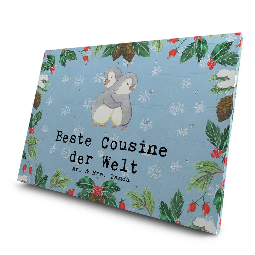 Tee Adventskalender Pinguin Beste Cousine der Welt Adventskalender mit Tee, Tee Adventskalender, Adventskalender, Geschenkidee, Geschenk, Schenken, Mitbringsel, Geburtstag, Geburtstagsgeschenk, für, Danke, Dankeschön, Bedanken, Freude machen, Geschenktipp, Kusine, Verwandtschaft, Tochter von Tante, Kousine, Familie, Cousinchen, Cousine, Tochter von Onkel, Cousin