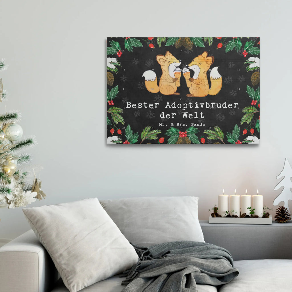 Tee Adventskalender Fuchs Bester Adoptivbruder der Welt Adventskalender, Adventskalender mit Tee, Tee Adventskalender, Geschenkidee, Geschenk, Schenken, Mitbringsel, Geburtstag, Geburtstagsgeschenk, für, Danke, Dankeschön, Bedanken, Freude machen, Geschenktipp, Kleinigkeit, Adoptiert, Brudi, Bruderherz, Bruder, Sohn, Geschwister, Brother, Schwester, Familie, Adoptivbruder, Bester