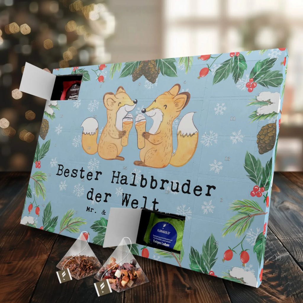 Tee Adventskalender Fuchs Bester Halbbruder der Welt Tee Adventskalender, Adventskalender mit Tee, Adventskalender, Danke, Geburtstag, Dankeschön, Geschenktipp, Geschenkidee, Freude machen, Bedanken, Geburtstagsgeschenk, Schenken, für, Geschenk, Mitbringsel, Brudi, Bruderherz, Geschwister, Schwester, Bruder, Halbbruder, Stief, Brother, Kleinigkeit, Stiefgeschwister, Stiefbruder, Bester, Familie, Sohn