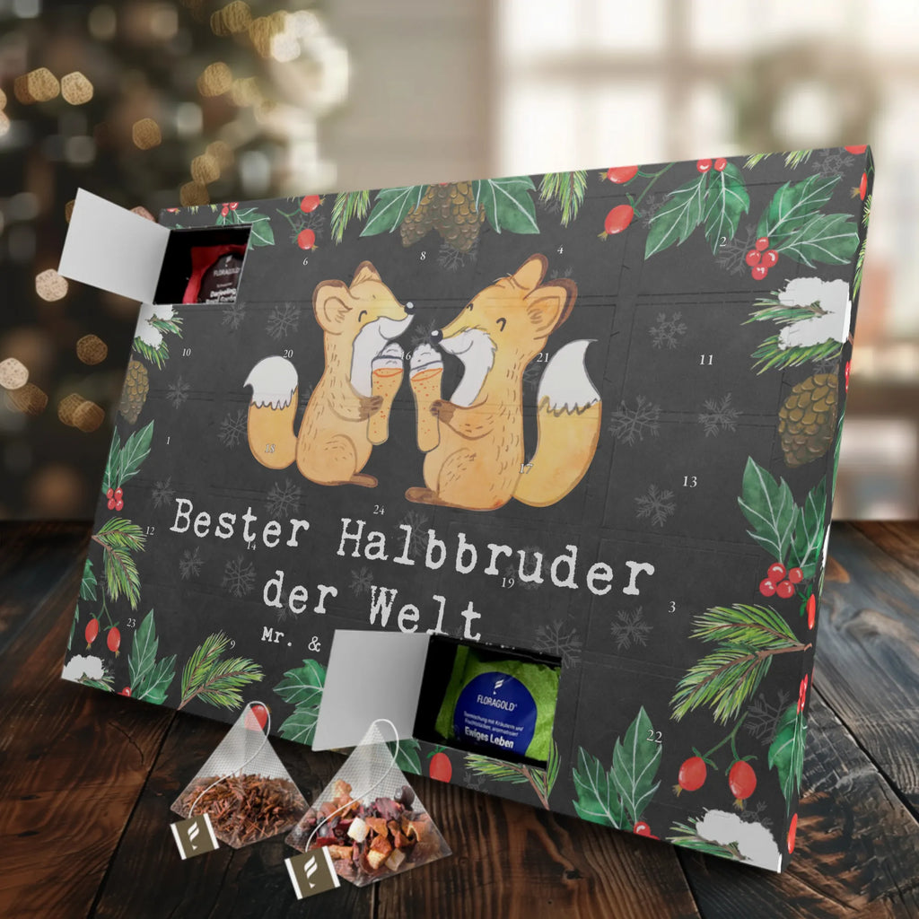 Tee Adventskalender Fuchs Bester Halbbruder der Welt Tee Adventskalender, Adventskalender mit Tee, Adventskalender, Danke, Geburtstag, Dankeschön, Geschenktipp, Geschenkidee, Freude machen, Bedanken, Geburtstagsgeschenk, Schenken, für, Geschenk, Mitbringsel, Brudi, Bruderherz, Geschwister, Schwester, Bruder, Halbbruder, Stief, Brother, Kleinigkeit, Stiefgeschwister, Stiefbruder, Bester, Familie, Sohn