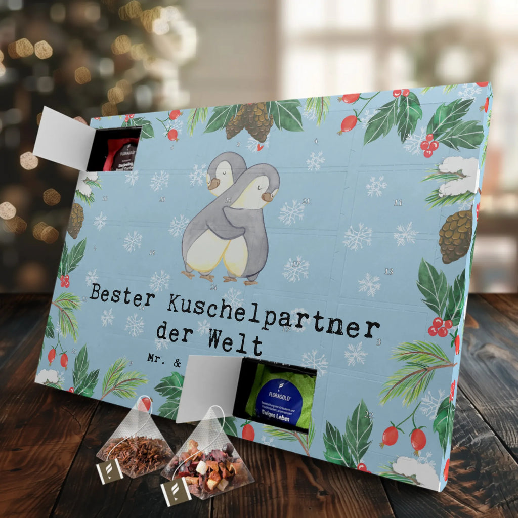 Tee Adventskalender Pinguin Bester Kuschelpartner der Welt Tee Adventskalender, Adventskalender mit Tee, Adventskalender, Geschenkidee, Geschenk, Schenken, Mitbringsel, Geburtstag, Geburtstagsgeschenk, für, Danke, Dankeschön, Bedanken, Freude machen, Geschenktipp, Hochzeitstag, Verliebt, Freund, Ehemann, Liebe, Ehepartner, Ehefrau, Kuschelpartner, Bett, Freundin, Kuscheln, Lebenspartner, Partner