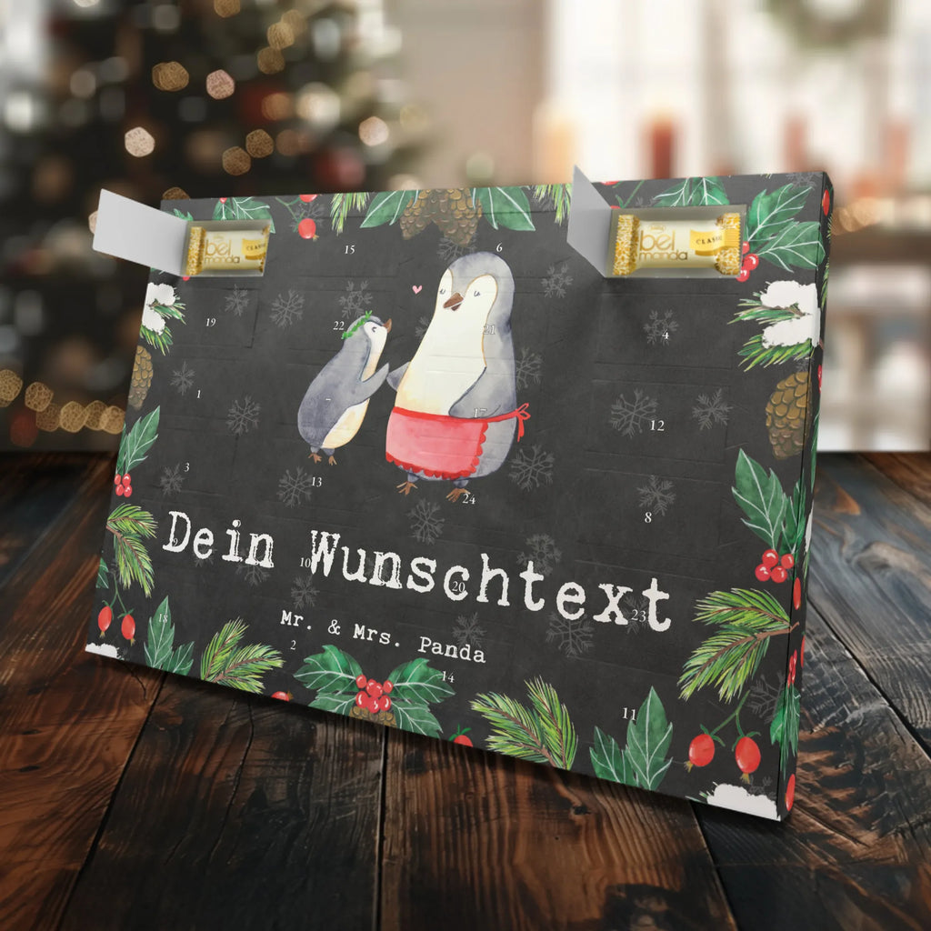 Personalisierter Marzipan Adventskalender Pinguin Beste Mutter der Welt Personalisierter Marzipan Adventskalender, für, Dankeschön, Geschenk, Schenken, Geburtstag, Geburtstagsgeschenk, Geschenkidee, Danke, Bedanken, Mitbringsel, Freude machen, Geschenktipp, Supermama, Mama, Muttertag, Tochter, Ma, Mutter, Mami, Beste, Beste Mama, Sohn, Mutti