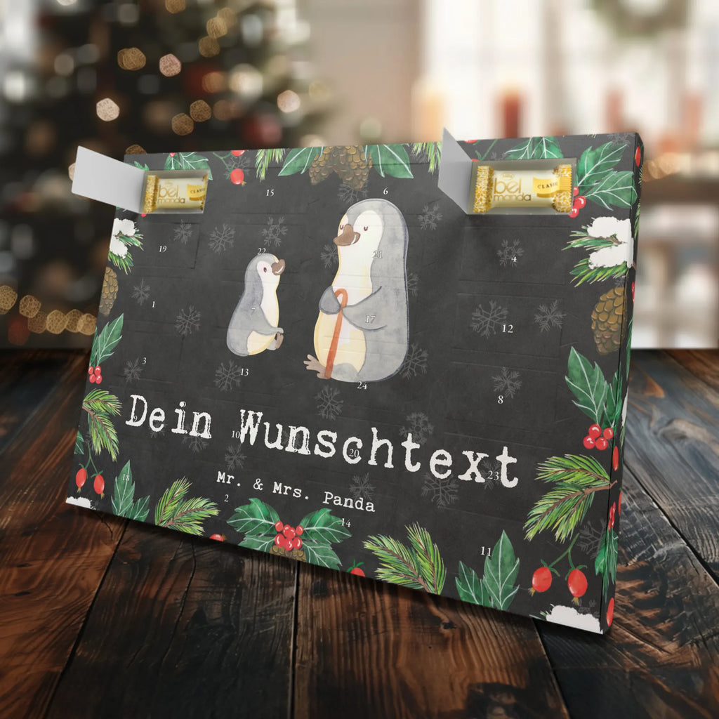 Personalisierter Marzipan Adventskalender Pinguin Bester Opa der Welt Personalisierter Marzipan Adventskalender, für, Dankeschön, Geschenk, Schenken, Geburtstag, Geburtstagsgeschenk, Geschenkidee, Danke, Bedanken, Mitbringsel, Freude machen, Geschenktipp, Bester, Oppi, Kleinigkeit, Enkelin, Opi. Großpapa, Opa, Grossvater, Großvater, Enkel, Oppa, Großeltern, Enkelkind