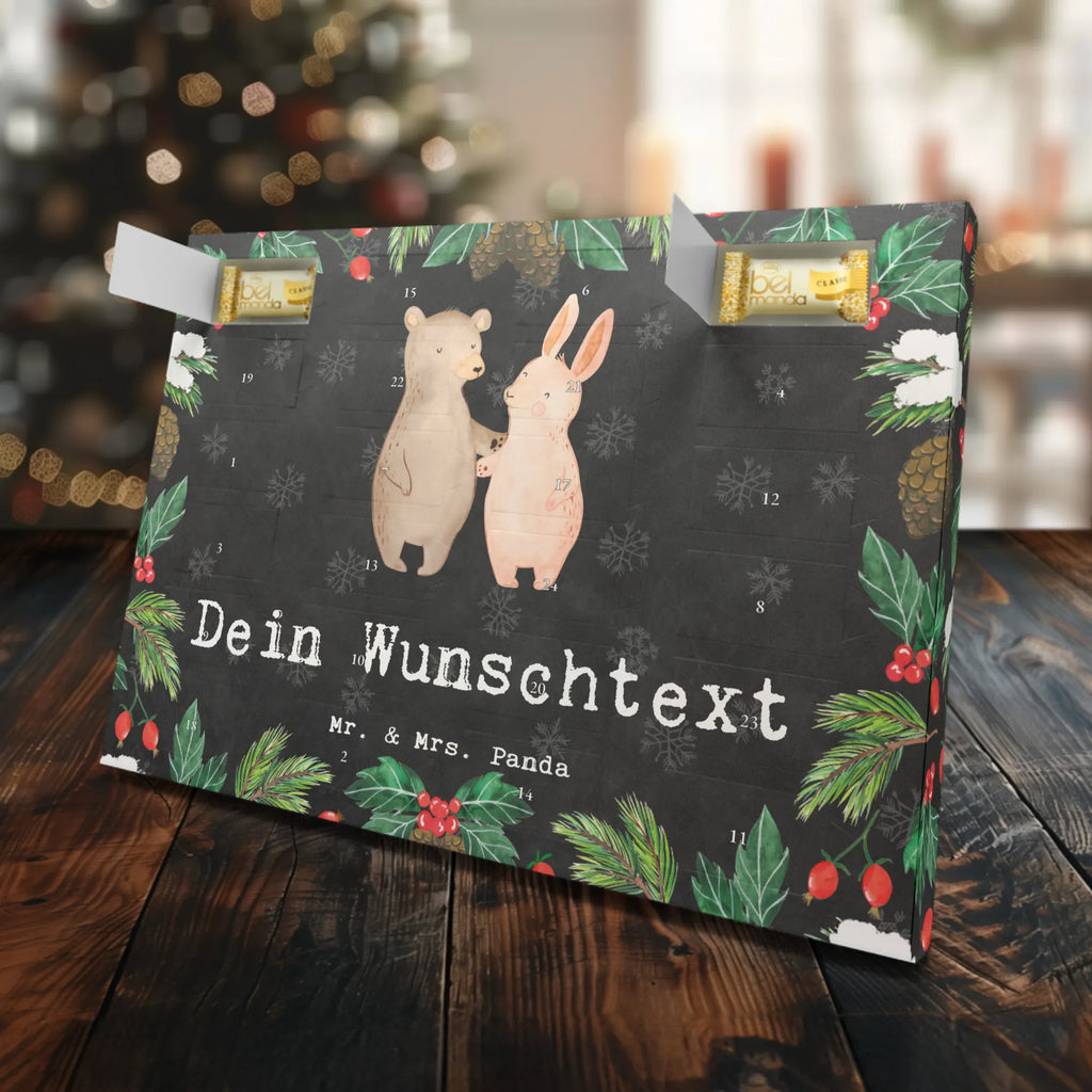 Personalisierter Marzipan Adventskalender Hase Beste Freundschaft der Welt Personalisierter Marzipan Adventskalender, für, Dankeschön, Geschenk, Schenken, Geburtstag, Geburtstagsgeschenk, Geschenkidee, Danke, Bedanken, Mitbringsel, Freude machen, Geschenktipp, Kumpel, bff, Freund, Freunde fürs Leben, Freunde, Freundschaft, best friends, Clique, Freundin, bae