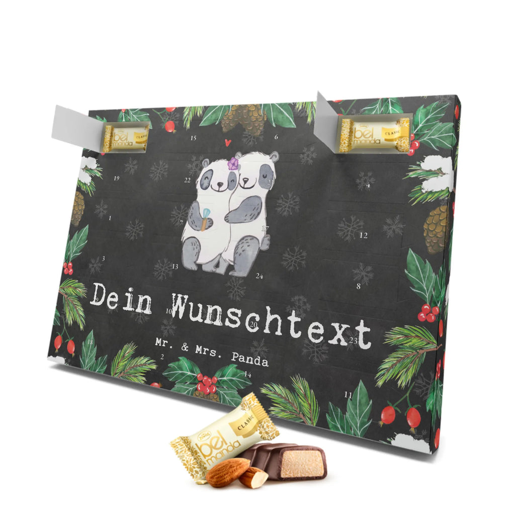 Personalisierter Marzipan Adventskalender Panda Beste Verlobte der Welt Personalisierter Marzipan Adventskalender, für, Dankeschön, Geschenk, Schenken, Geburtstag, Geburtstagsgeschenk, Geschenkidee, Danke, Bedanken, Mitbringsel, Freude machen, Geschenktipp, Hochzeit, Ehe, Zukünftige, Verloben, Frau, Verlobte, Freundin, Ehefrau, Traumfrau, Verlobung