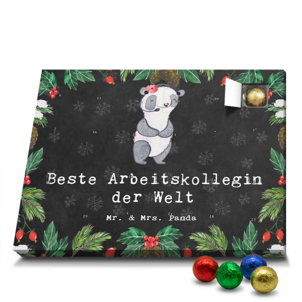 Chocolate advent calendar panda Best colleague in the world gift, birthday, gift idea, birthday present, giving, thank you, for, make you happy, gift tip, Work colleague, retirement, girlfriend, farewell gift, work, colleague, fellow worker, co-worker