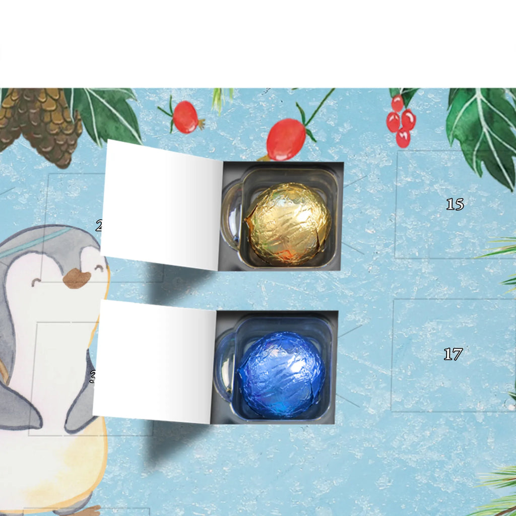 Chocolate advent calendar penguin best kid in the world gift, birthday, gift idea, birthday present, giving, thank you, for, make you happy, gift tip, christening, offspring, child, birth, best, darling, children, daughter, son
