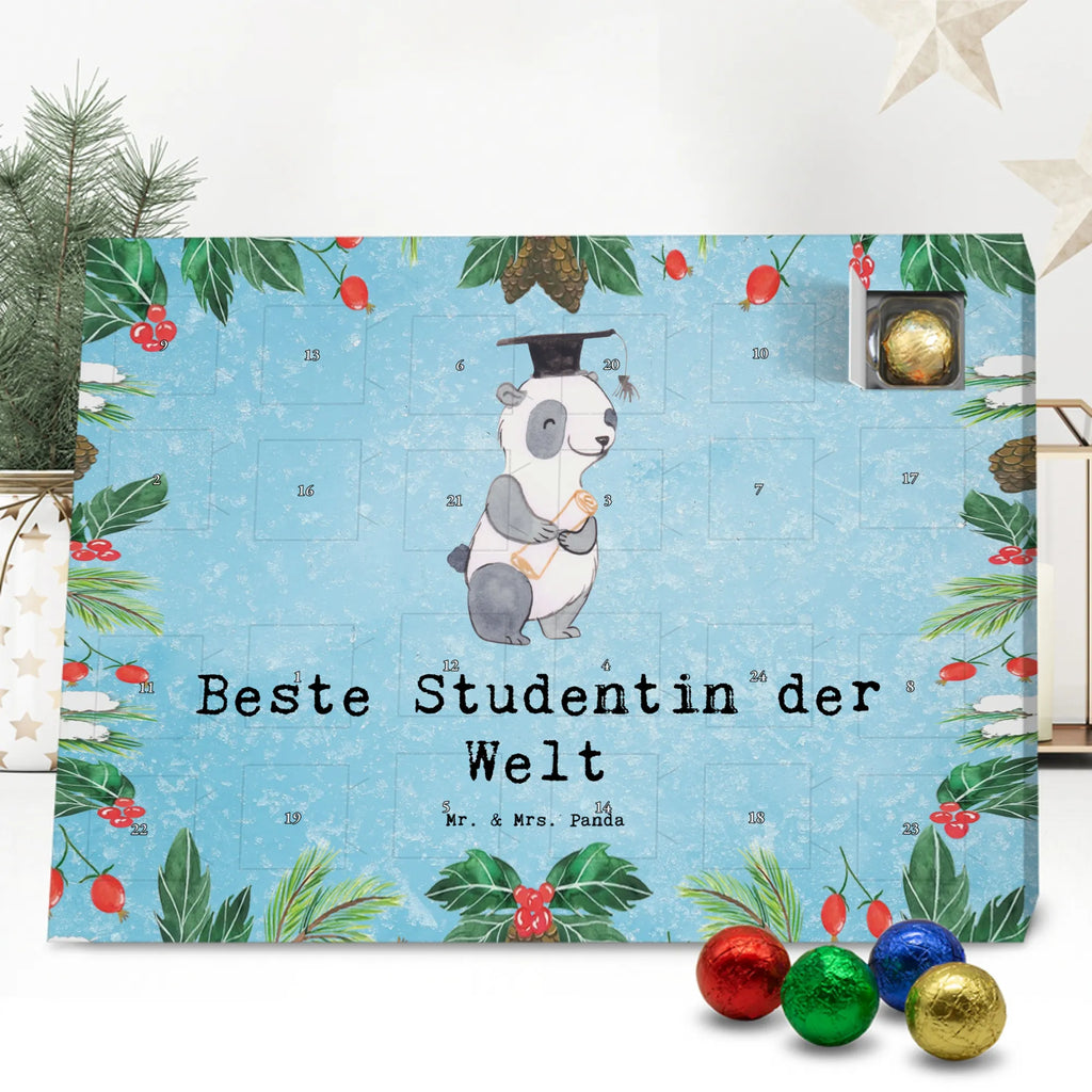 Chocolate advent calendar penguin Best student in the world gift, birthday, gift idea, birthday present, giving, thank you, for, make you happy, gift tip, students, graduation, fun, college, daughter, university, model student, study