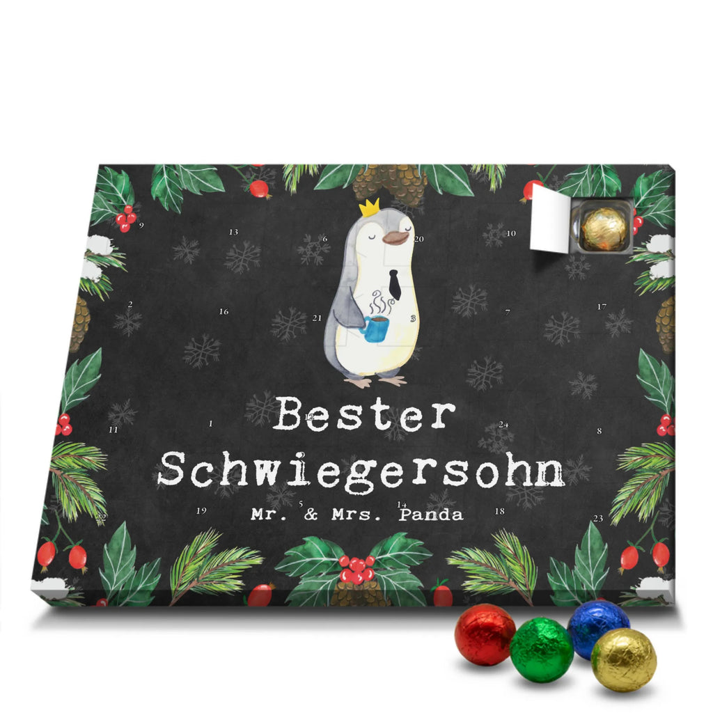 Chocolate advent calendar penguin Best son in law gift, birthday, gift idea, birthday present, giving, thank you, for, make you happy, gift tip, Son-in-law, daughter, wedding, by marriage, son&#39;s wife, wife, marriage