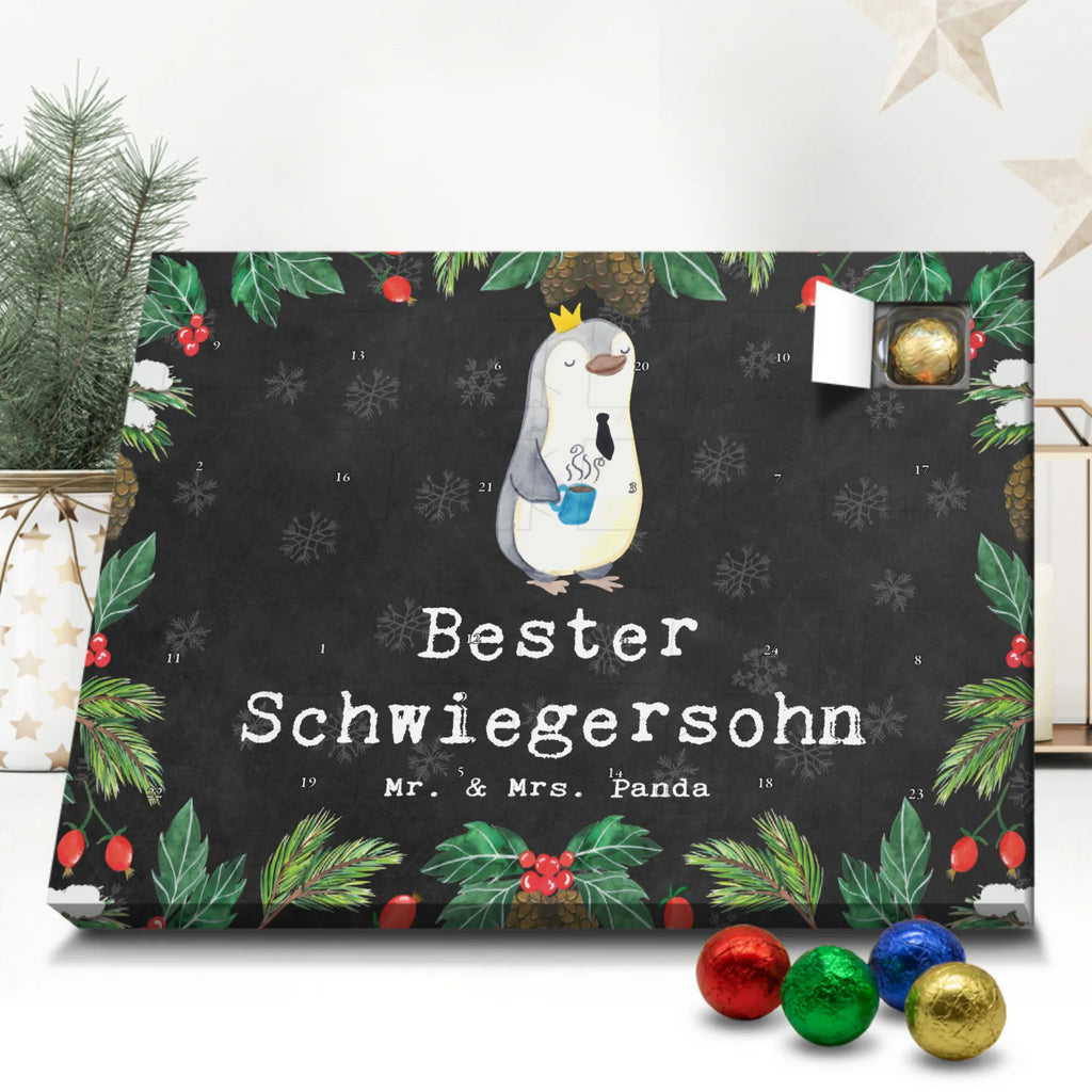 Chocolate advent calendar penguin Best son in law gift, birthday, gift idea, birthday present, giving, thank you, for, make you happy, gift tip, Son-in-law, daughter, wedding, by marriage, son&#39;s wife, wife, marriage