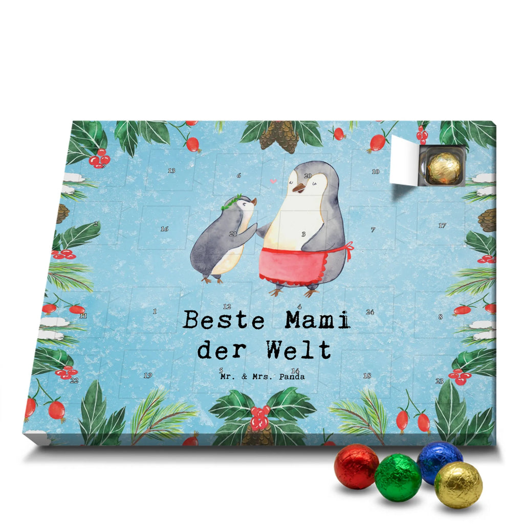 Chocolate advent calendar penguin Best mom in the world gift, birthday, gift idea, birthday present, giving, thank you, for, make you happy, gift tip, Daughter, Super Mom, Best, Best Mom, Thank You, Mother, Mother&#39;s Day, Son