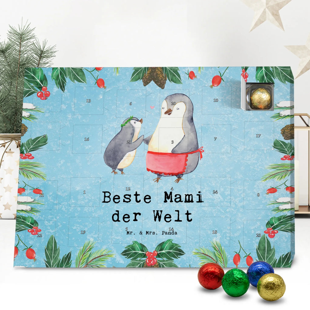 Chocolate advent calendar penguin Best mom in the world gift, birthday, gift idea, birthday present, giving, thank you, for, make you happy, gift tip, Daughter, Super Mom, Best, Best Mom, Thank You, Mother, Mother&#39;s Day, Son