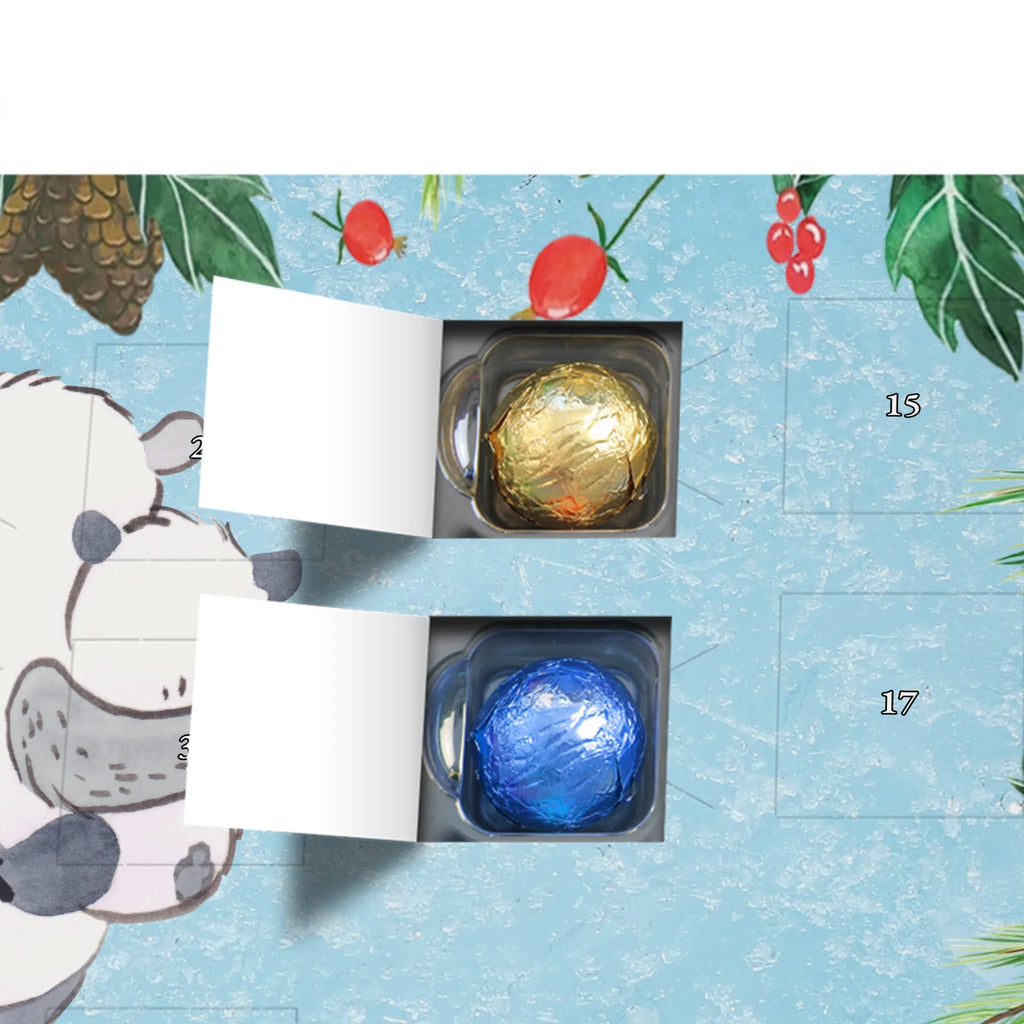 Chocolate advent calendar panda Best godchild in the world gift, birthday, gift idea, birthday present, giving, thank you, for, make you happy, gift tip, christening gift, godfather, Godchild, nephew, baptized, godmother, niece, baptism, christening ceremony