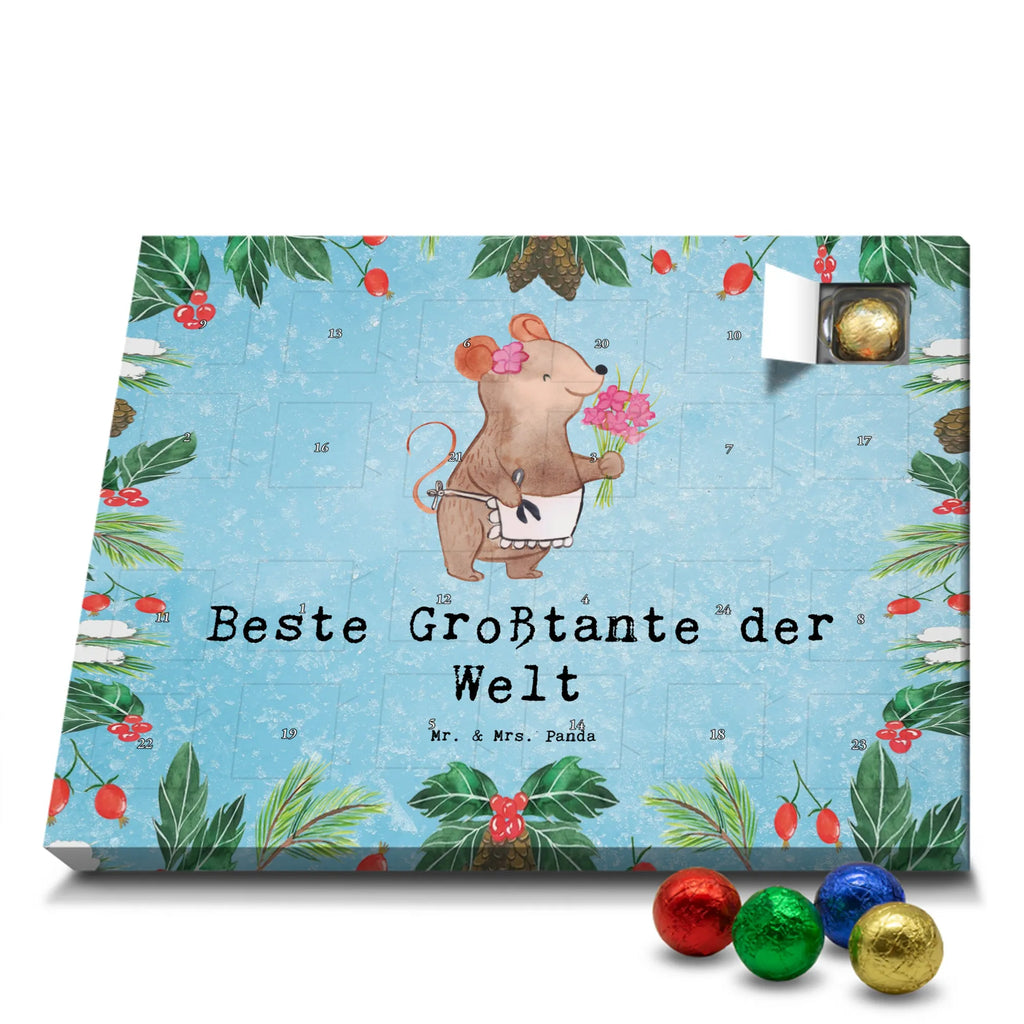 Chocolate advent calendar Mouse Best Great Aunt in the World gift, birthday, gift idea, birthday present, giving, thank you, for, make you happy, gift tip, niece, aunt, trifle, big, Great aunt, favorite aunt, nephew, aunts, best