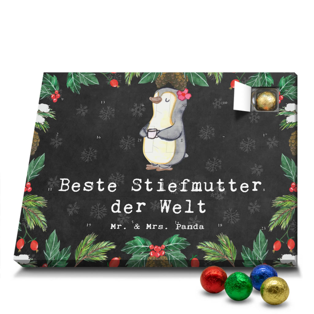 Chocolate advent calendar penguin Best stepmom in the world gift, thank you, birthday present, giving, birthday, gift tip, make you happy, for, gift idea, Step Mom Step Mom Step Mom Mommy Mother Mothers Day Mom Mom Daughter Son Thank You Thank You Best