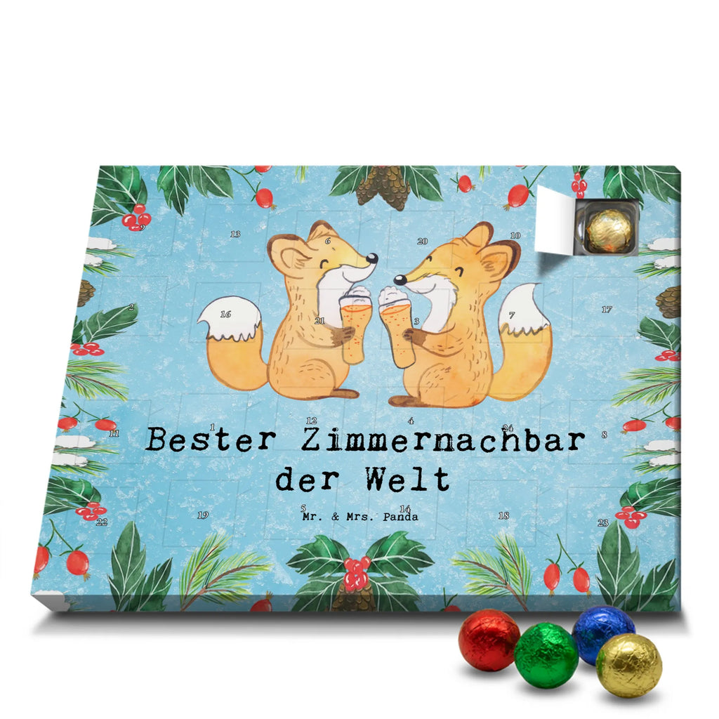 Chocolate advent calendar Fox Best roommate in the world gift, thank you, birthday present, giving, birthday, gift tip, make you happy, for, gift idea, neighbor, room, roommates, flat share, Roommate, dormitory, colleague, student dormitory, hospital