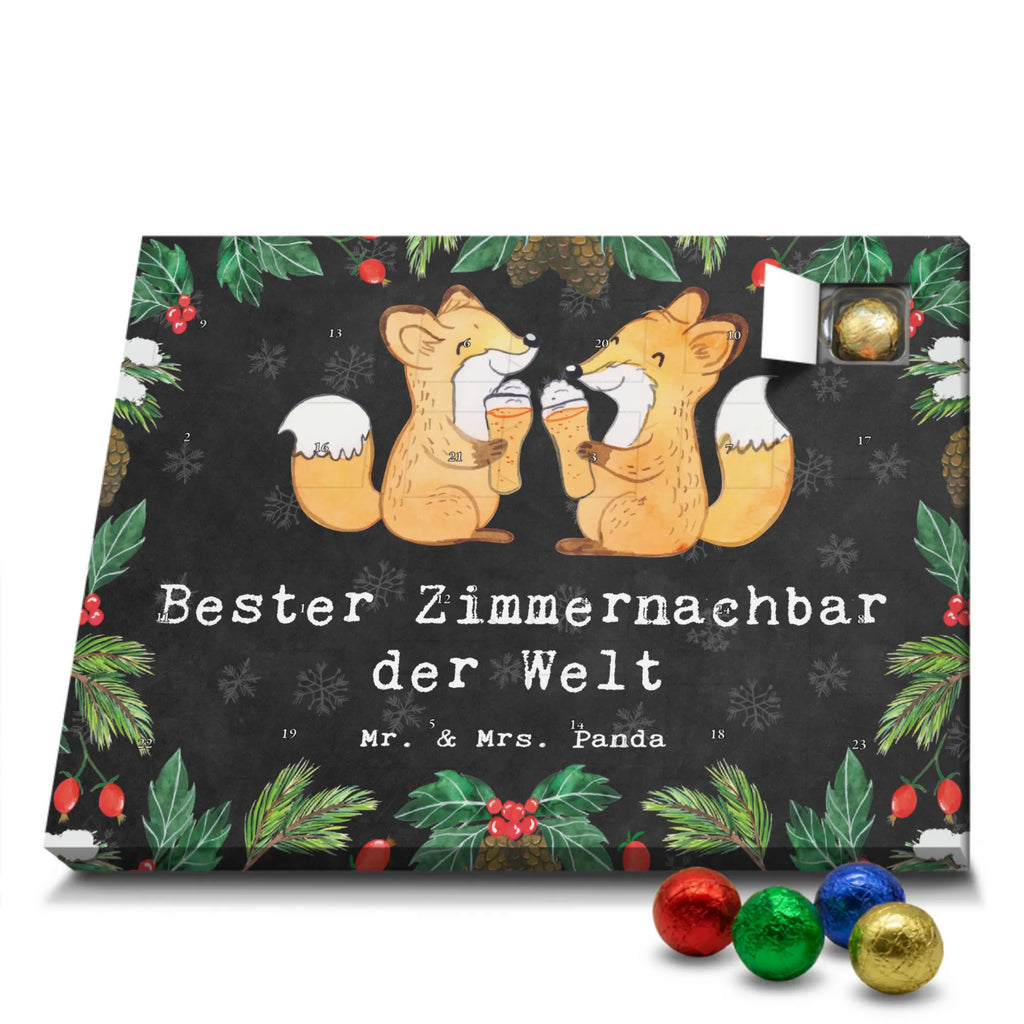 Chocolate advent calendar Fox Best roommate in the world gift, thank you, birthday present, giving, birthday, gift tip, make you happy, for, gift idea, neighbor, room, roommates, flat share, Roommate, dormitory, colleague, student dormitory, hospital