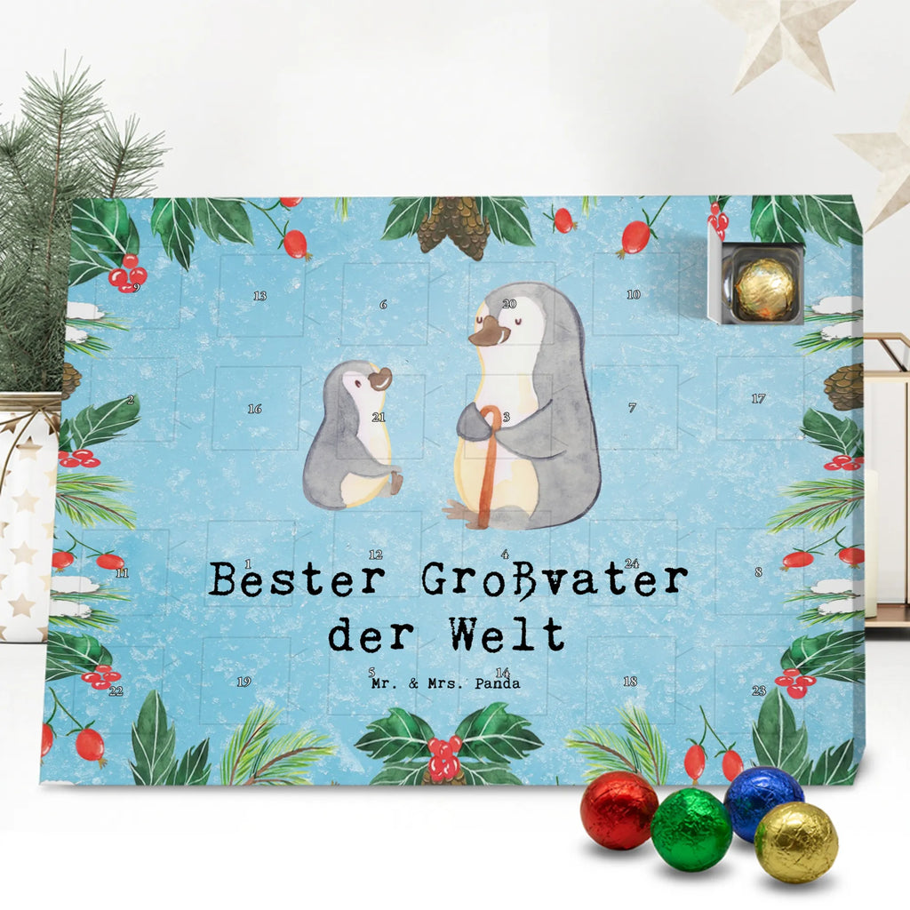 Chocolate advent calendar penguin Best grandfather in the world gift, thank you, birthday present, giving, birthday, gift tip, make you happy, for, gift idea, granddaughter, Grandfather, grandchild, grandson, grandpa. Grandpa, little thing, grandparents, grandpa, best