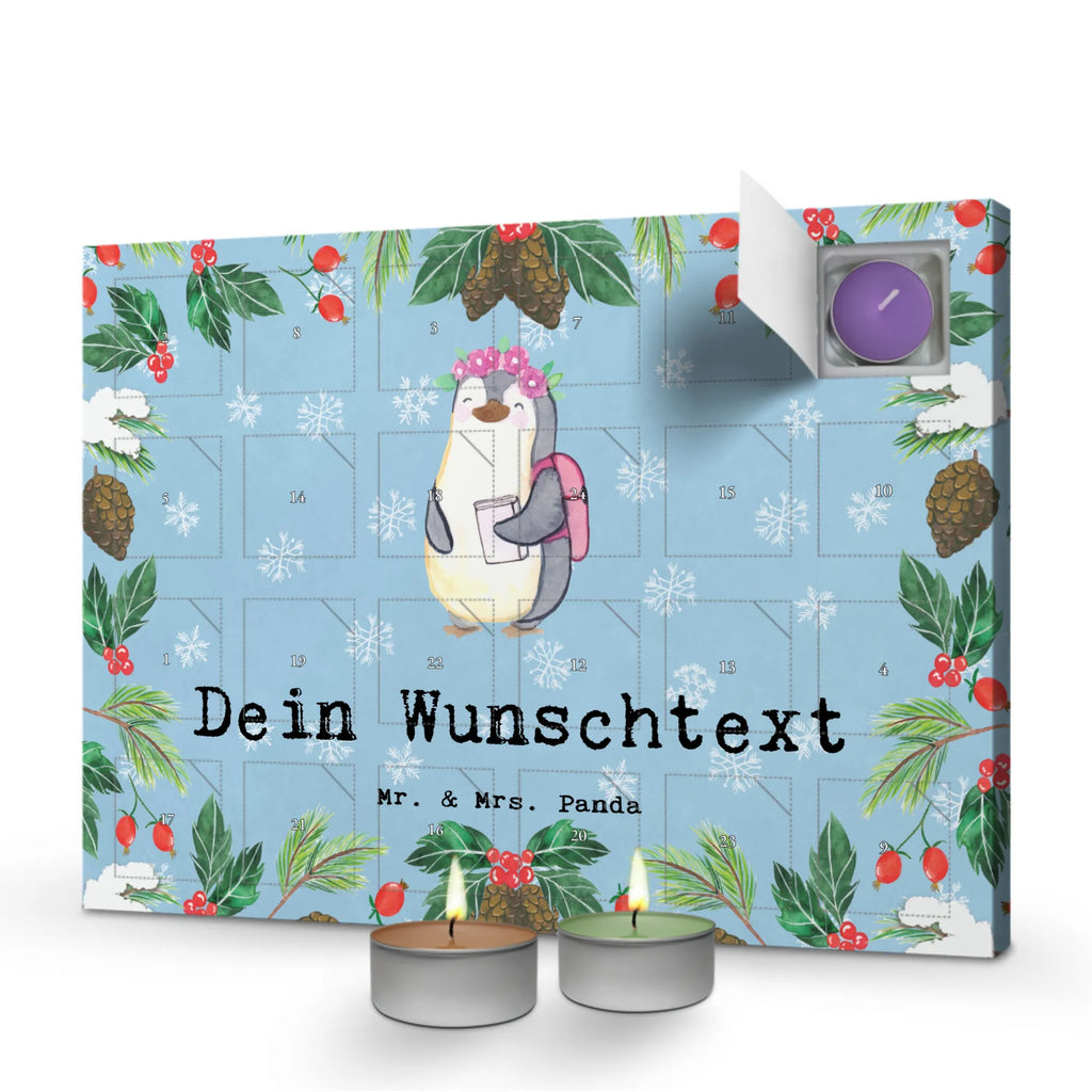 Personalisierter Duftkerzen Adventskalender Pinguin Beste Studentin der Welt Personalisierter Duftkerzen Adventskalender, Geschenkidee, Geschenk, Schenken, Mitbringsel, Geburtstag, Geburtstagsgeschenk, für, Danke, Dankeschön, Bedanken, Freude machen, Geschenktipp, Musterschülerin, Alumni, Witzig, Studentin, Lustig, Universität, Spaß, Abschluss, Uni, Hochschule, Tochter, Studienabschluss, Studium, Studenten