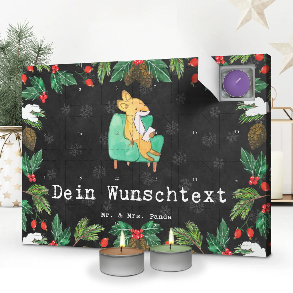 Personalisierter Duftkerzen Adventskalender Fuchs Bester Zuhörer der Welt Personalisierter Duftkerzen Adventskalender, Geschenkidee, Geschenk, Schenken, Mitbringsel, Geburtstag, Geburtstagsgeschenk, für, Danke, Dankeschön, Bedanken, Freude machen, Geschenktipp, Hilfe, Offenes Ohr, Freund, Freundin, Zuhörer, Hilfsbereit