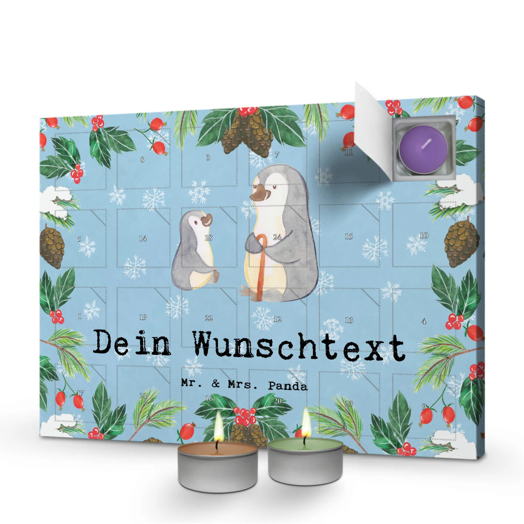 Personalisierter Duftkerzen Adventskalender Pinguin Bester Großvater der Welt Personalisierter Duftkerzen Adventskalender, Geschenkidee, Geschenk, Schenken, Mitbringsel, Geburtstag, Geburtstagsgeschenk, für, Danke, Dankeschön, Bedanken, Freude machen, Geschenktipp, Enkel, Oppi, Opi. Großpapa, Enkelin, Kleinigkeit, Grossvater, Großvater, Bester, Oppa, Opa, Enkelkind, Großeltern