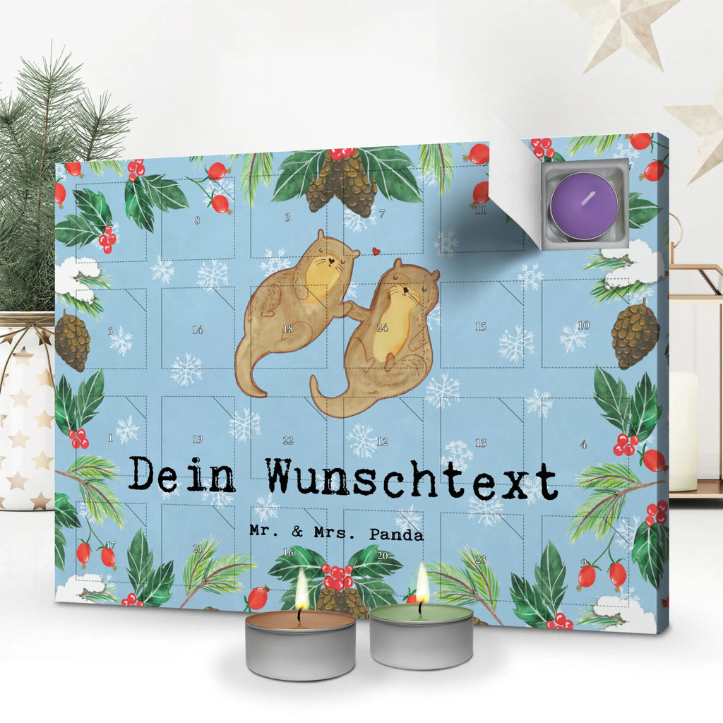 Personalisierter Duftkerzen Adventskalender Otter Bester Partner der Welt Personalisierter Duftkerzen Adventskalender, Geschenkidee, Geschenk, Schenken, Mitbringsel, Geburtstag, Geburtstagsgeschenk, für, Danke, Dankeschön, Bedanken, Freude machen, Geschenktipp, Liebe, Ehepartner, Lebensgefährte, Freund, Paar, Frau, Ehemann. Freundin, Mann, Ehefrau, Partner