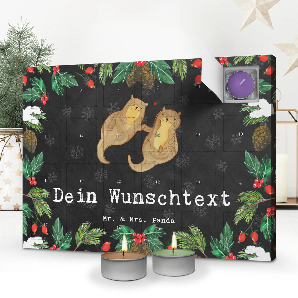Personalisierter Duftkerzen Adventskalender Otter Bester Partner der Welt Personalisierter Duftkerzen Adventskalender, Geschenkidee, Geschenk, Schenken, Mitbringsel, Geburtstag, Geburtstagsgeschenk, für, Danke, Dankeschön, Bedanken, Freude machen, Geschenktipp, Liebe, Ehepartner, Lebensgefährte, Freund, Paar, Frau, Ehemann. Freundin, Mann, Ehefrau, Partner