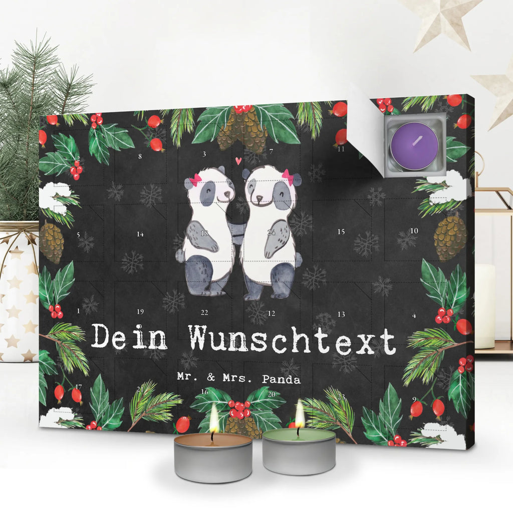 Personalisierter Duftkerzen Adventskalender Panda Beste Schwester der Welt Personalisierter Duftkerzen Adventskalender, Geschenkidee, Geschenk, Schenken, Mitbringsel, Geburtstag, Geburtstagsgeschenk, für, Danke, Dankeschön, Bedanken, Freude machen, Geschenktipp, Schwesterherz, Familie, Kleinigkeit, Schwestern, Beste, Kinder, Tochter, Sister, Geschwister, Liebe, Schwester