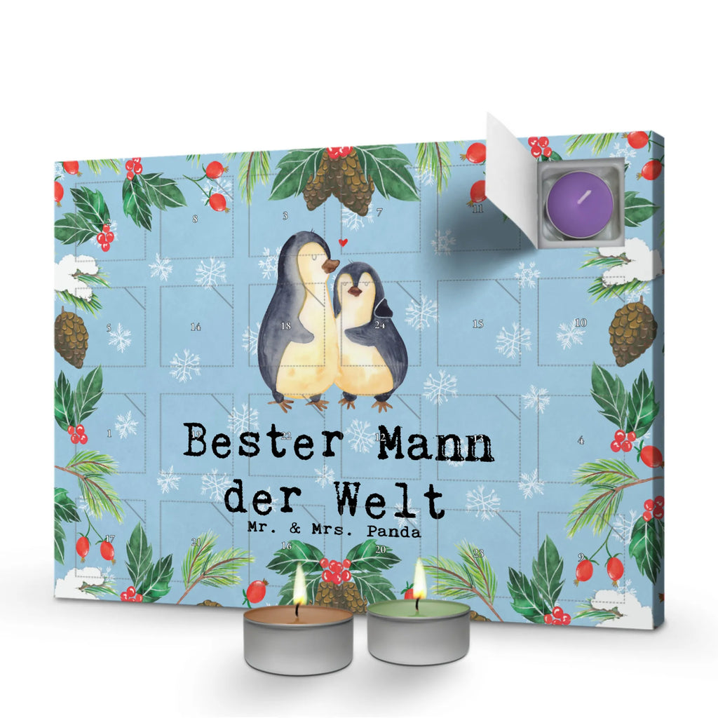 Scented candle advent calendar penguin best man in the world for, thank you, gift, giving, birthday, birthday present, gift idea, souvenir, make you happy, gift tip, marriage, trifle, friend, dream man, partner, darling, groom, significant other, Husband, spouse, husband, best