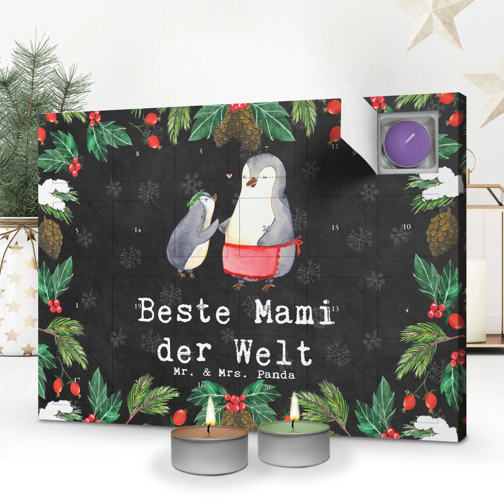 Scented candle advent calendar penguin Best mom in the world for, thank you, gift, giving, birthday, birthday present, gift idea, souvenir, make you happy, gift tip, Mutti, Ma, Mommy, Best Mom, Mama, Mother, Son, Thank You, Mother&#39;s Day, Daughter, Super Mom, Best