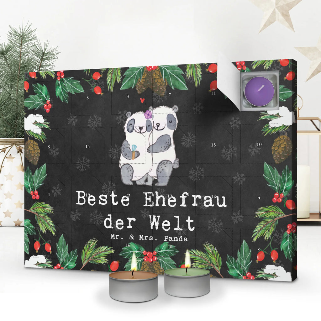 Scented candle advent calendar panda best wife in the world for, thank you, gift, giving, birthday, birthday present, gift idea, souvenir, make you happy, gift tip, Darling, Wedding, Woman, Marriage, Girlfriend, Spouse, Little Things, Wife, Best, Dream Woman, Life Companion, Partner, Bride