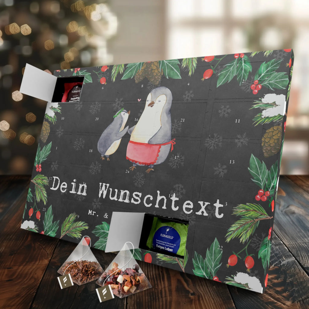 Personalisierter Tee Adventskalender Pinguin Beste Mutter der Welt Personalisierter Tee Adventskalender, Geschenkidee, Geschenk, Schenken, Mitbringsel, Geburtstag, Geburtstagsgeschenk, für, Danke, Dankeschön, Bedanken, Freude machen, Geschenktipp, Mama, Beste Mama, Beste, Ma, Mutti, Supermama, Mami, Muttertag, Tochter, Mutter, Sohn