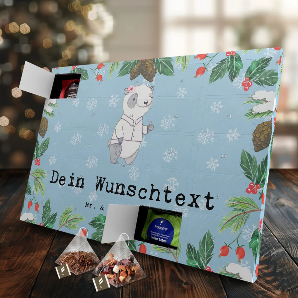  Panda Najlepsza kierowniczka zespołu Personalisierter Tee Adventskalender, Geschenkidee, Geschenk, Schenken, Mitbringsel, Geburtstag, Geburtstagsgeschenk, für, Danke, Dankeschön, Bedanken, Freude machen, Geschenktipp, Kollegin, Chefin, Gruppenleiterin, Seminarleiterin, Vorgesetzte, Leiterin, Abschiedsgeschenk, Abschied, Ruhestand, Teamleiterin