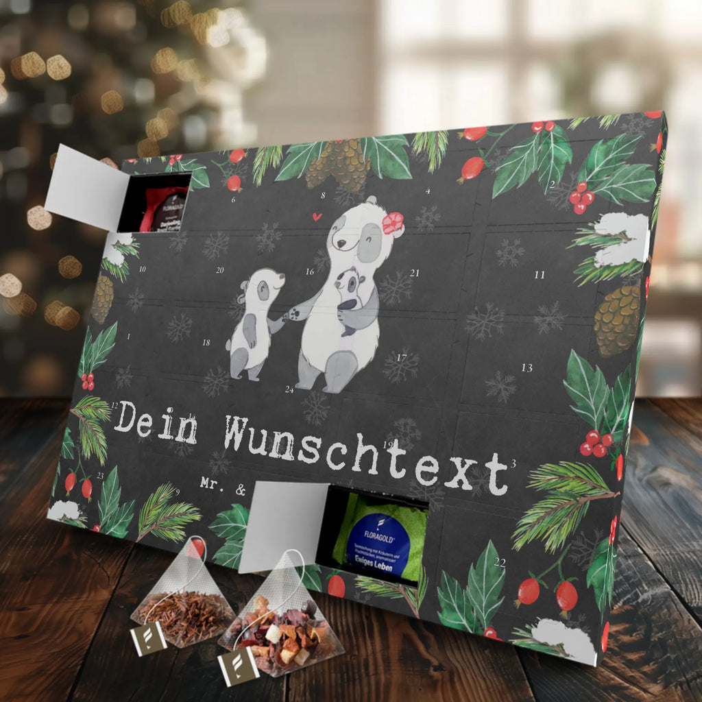 Personalisierter Tee Adventskalender Panda Beste Mom der Welt Personalisierter Tee Adventskalender, Geschenkidee, Geschenk, Schenken, Mitbringsel, Geburtstag, Geburtstagsgeschenk, für, Danke, Dankeschön, Bedanken, Freude machen, Geschenktipp, Mom, Tochter, Mama, Supermama, Muttertag, Ma, Mommy, Sohn, Mami, Beste Mama, Beste, Mutter, Mutti