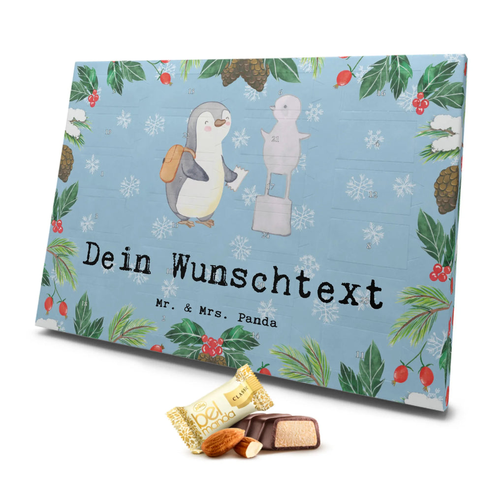 Personalisierter Marzipan Adventskalender Pinguin Museum besuchen Personalisierter Marzipan Adventskalender, Geschenk, Sport, Sportart, Hobby, Schenken, Danke, Dankeschön, Auszeichnung, Gewinn, Sportler, Museum besuchen, Museen