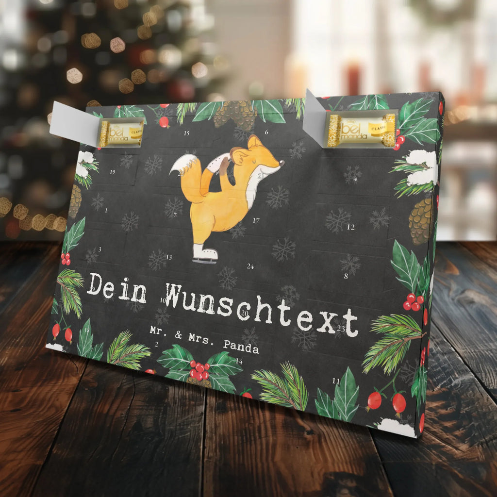 Personalisierter Marzipan Adventskalender Fuchs Eiskunstläufer Personalisierter Marzipan Adventskalender, Geschenk, Sport, Sportart, Hobby, Schenken, Danke, Dankeschön, Auszeichnung, Gewinn, Sportler, Eiskunst, Eiskunstläufer, Eiskunstläuferin