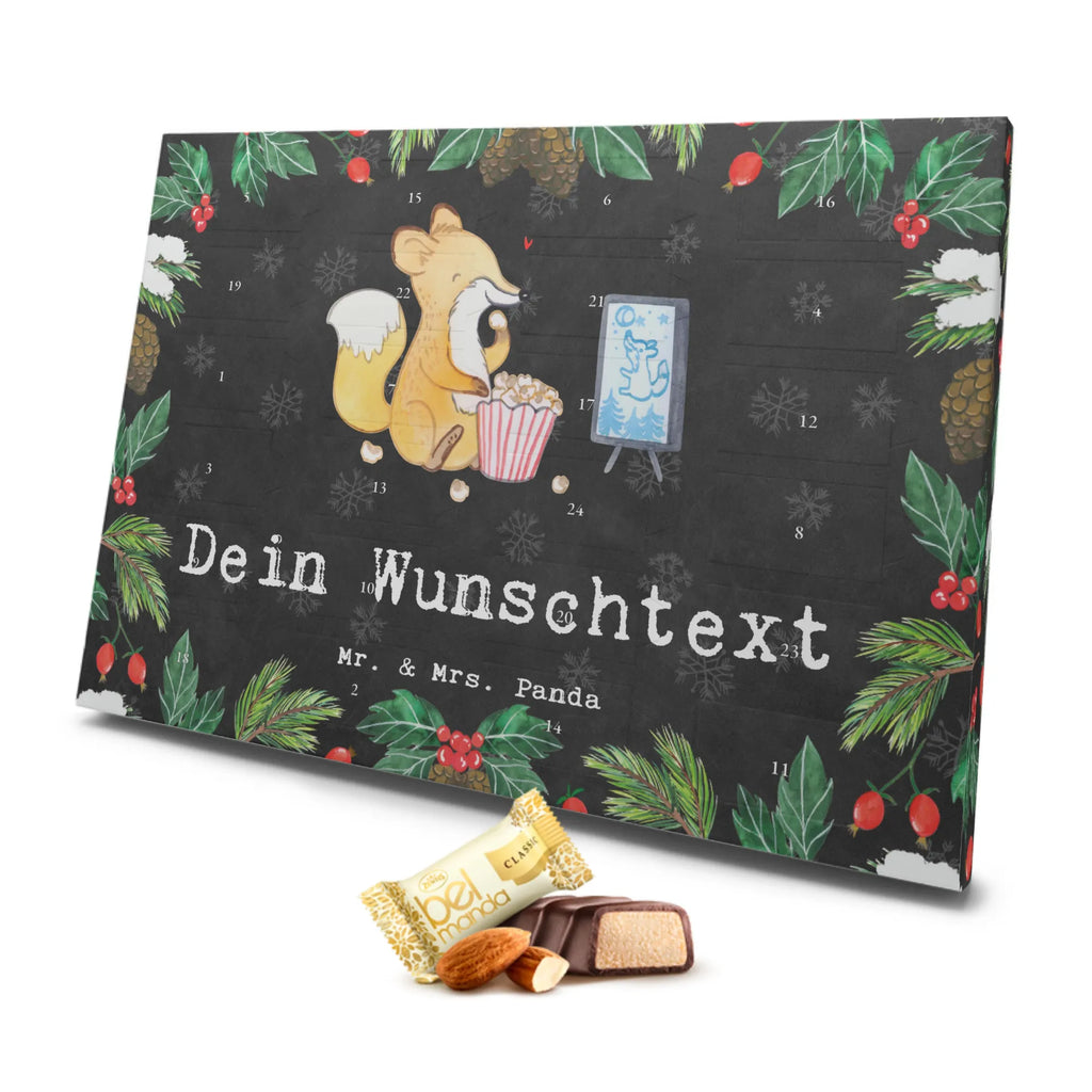 Personalisierter Marzipan Adventskalender Fuchs Filme gucken Personalisierter Marzipan Adventskalender, Geschenk, Sport, Sportart, Hobby, Schenken, Danke, Dankeschön, Auszeichnung, Gewinn, Sportler, Kino, Filme gucken, TV, Fernsehen, Filmabend