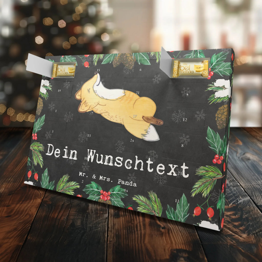 Personalisierter Marzipan Adventskalender Fuchs Crunches Personalisierter Marzipan Adventskalender, Geschenk, Sport, Sportart, Hobby, Schenken, Danke, Dankeschön, Auszeichnung, Gewinn, Sportler, Fitnessstudio, Crunches, Bauchpressen, Fitness