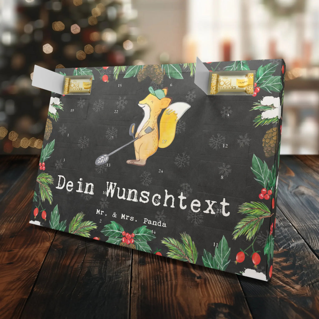 Personalisierter Marzipan Adventskalender Fuchs Metalldetektor Personalisierter Marzipan Adventskalender, Geschenk, Sport, Sportart, Hobby, Schenken, Danke, Dankeschön, Auszeichnung, Gewinn, Sportler, Sondengänger, Metalldetektor, Schatzsuche, sondeln, Münzen suchen