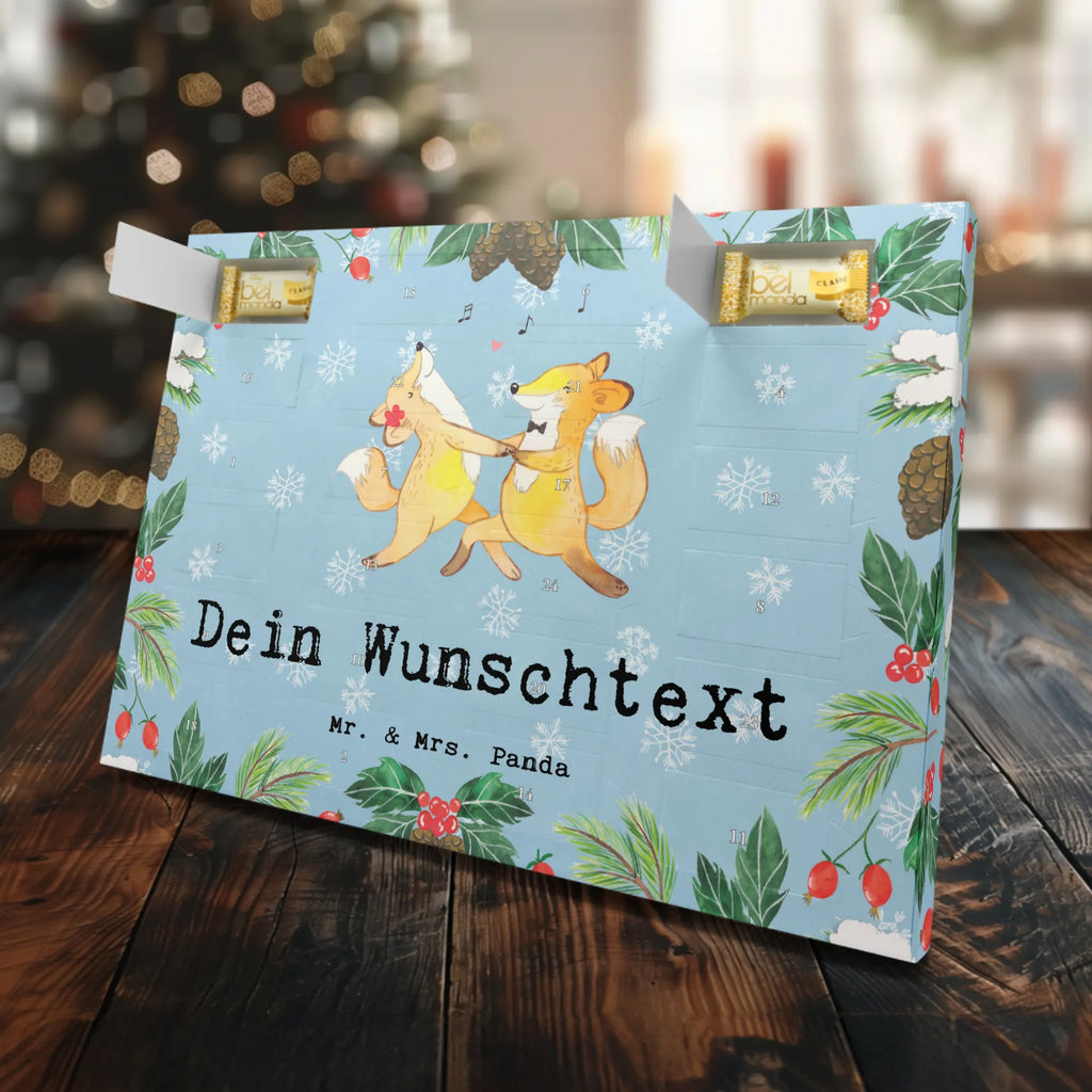 Personalisierter Marzipan Adventskalender Füchse Salsa tanzen Personalisierter Marzipan Adventskalender, Geschenk, Sport, Sportart, Hobby, Schenken, Danke, Dankeschön, Auszeichnung, Gewinn, Sportler, Tanzschule, Tanzkurs, Tanzen, Salsa tanzen