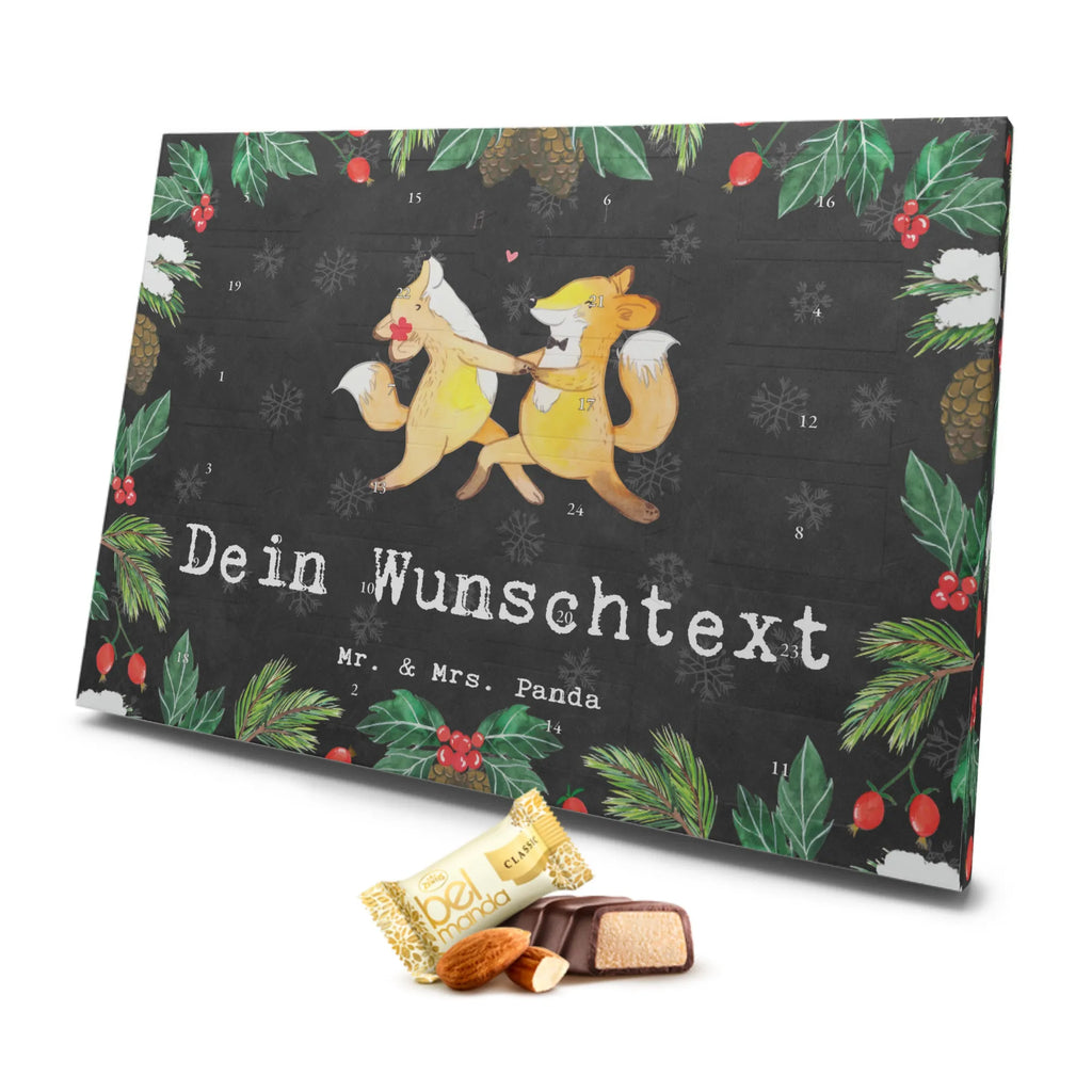 Personalisierter Marzipan Adventskalender Füchse Salsa tanzen Personalisierter Marzipan Adventskalender, Geschenk, Sport, Sportart, Hobby, Schenken, Danke, Dankeschön, Auszeichnung, Gewinn, Sportler, Tanzschule, Tanzkurs, Tanzen, Salsa tanzen