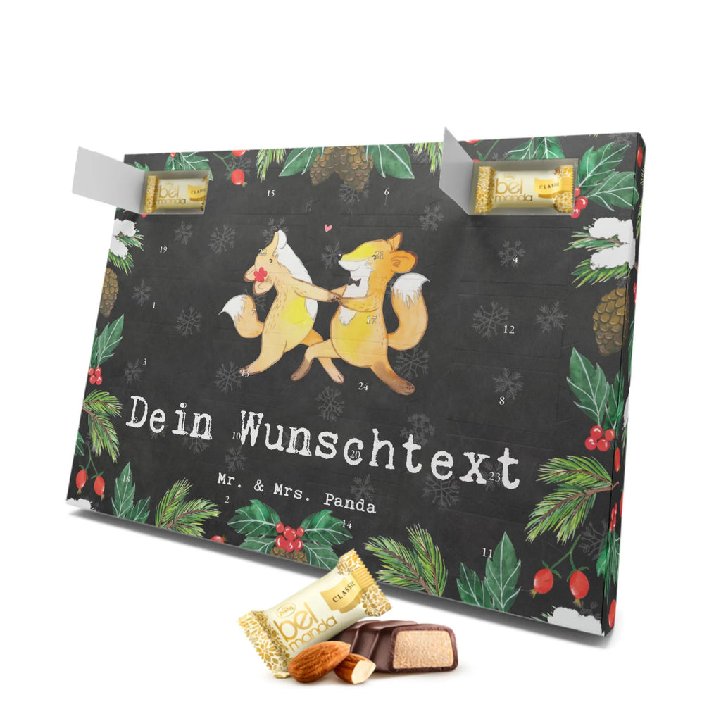 Personalisierter Marzipan Adventskalender Füchse Salsa tanzen Personalisierter Marzipan Adventskalender, Geschenk, Sport, Sportart, Hobby, Schenken, Danke, Dankeschön, Auszeichnung, Gewinn, Sportler, Tanzschule, Tanzkurs, Tanzen, Salsa tanzen