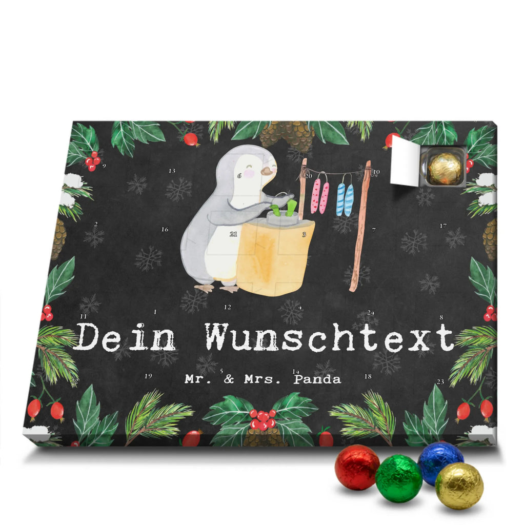 Adventskalender mit Namen Pinguin Kerzenziehen Personalisierter Adventskalender, Adventskalender mit Namen, Sportart, Geschenk, Hobby, Danke, Dankeschön, Auszeichnung, Gewinn, Sportler, Sport, Schenken, Deko Basteln, Kerzenziehen, Kerzen Ziehen. DIY