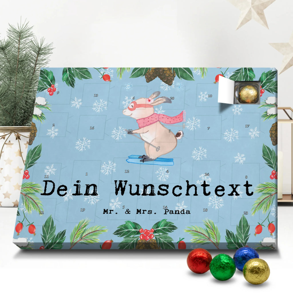 Adventskalender mit Namen Hase Skifahren Personalisierter Adventskalender, Adventskalender mit Namen, Sportart, Geschenk, Hobby, Danke, Dankeschön, Auszeichnung, Gewinn, Sportler, Sport, Schenken, Skirennen, Ski fahren, Skiwettbewerb, Skifahren, Skisport