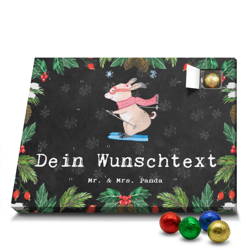 Adventskalender mit Namen Hase Skifahren Personalisierter Adventskalender, Adventskalender mit Namen, Sportart, Geschenk, Hobby, Danke, Dankeschön, Auszeichnung, Gewinn, Sportler, Sport, Schenken, Skirennen, Ski fahren, Skiwettbewerb, Skifahren, Skisport