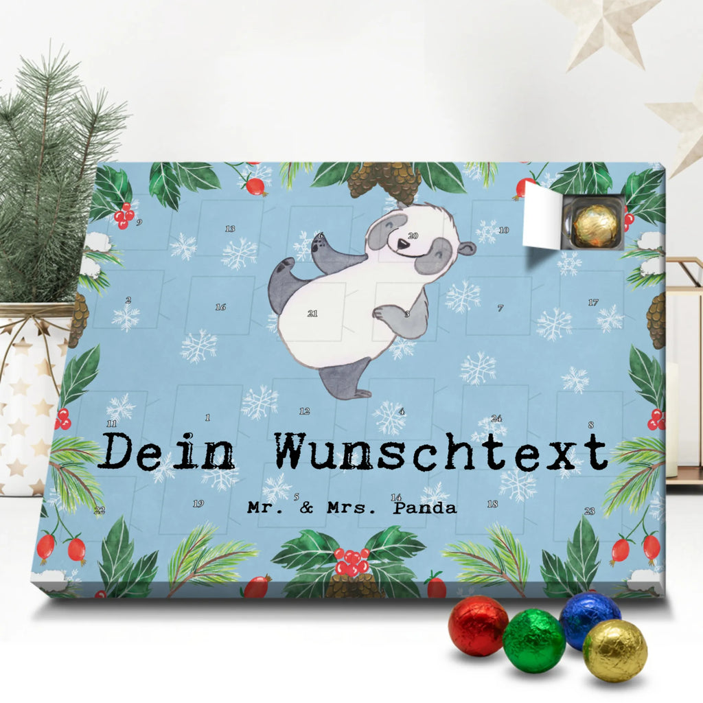 Adventskalender mit Namen Panda Kampfkunst Personalisierter Adventskalender, Adventskalender mit Namen, Sportart, Geschenk, Hobby, Danke, Dankeschön, Auszeichnung, Gewinn, Sportler, Sport, Schenken, Selbstverteidigung, Kampfsportarten, Kampfkunst