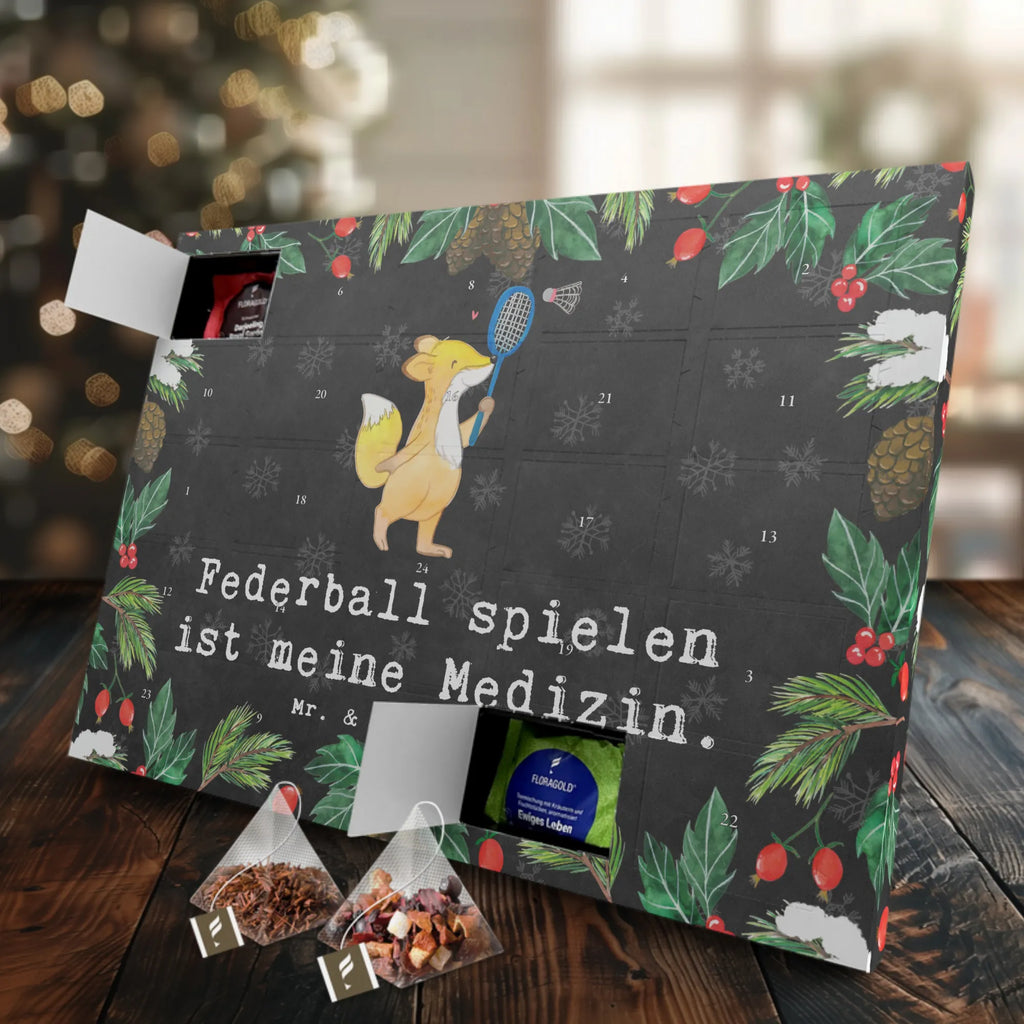  lis grać w badmintona Adventskalender, Adventskalender mit Tee, Tee Adventskalender, Geschenk, Schenken, Sport, Sportart, Hobby, Danke, Dankeschön, Auszeichnung, Gewinn, Sportler, Federball spielen, Badminton