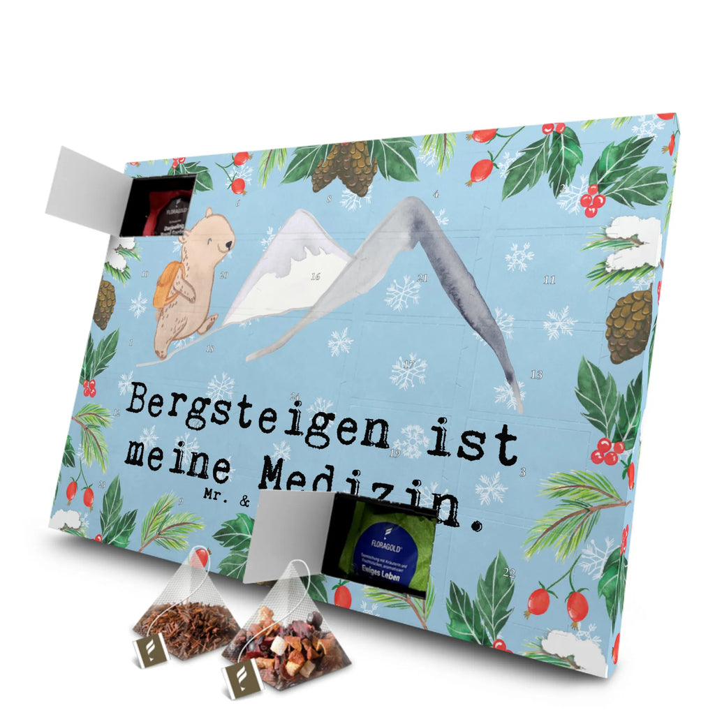 Tee Adventskalender Bär Bergsteigen Adventskalender mit Tee, Adventskalender, Tee Adventskalender, Geschenk, Schenken, Sport, Sportart, Hobby, Danke, Dankeschön, Auszeichnung, Gewinn, Sportler, Wandern, Trekking, Alpinwandern, Bergsport, Bergsteigen, Alpinismus