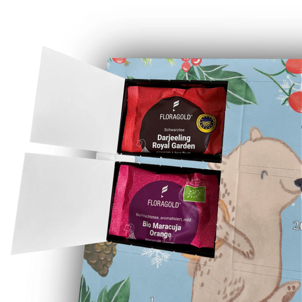 Tee Adventskalender Bär Bergsteigen Adventskalender mit Tee, Adventskalender, Tee Adventskalender, Geschenk, Schenken, Sport, Sportart, Hobby, Danke, Dankeschön, Auszeichnung, Gewinn, Sportler, Wandern, Trekking, Alpinwandern, Bergsport, Bergsteigen, Alpinismus